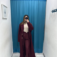 Pantalone con rifiniture bianche 9160