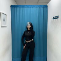 Pantalone a palazzo con cintura 5386