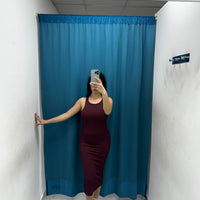 Vestito a costine basic 13848