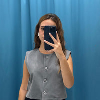 Gilet con bottoni 35231