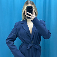 Blazer "Belted Elegance"-66767