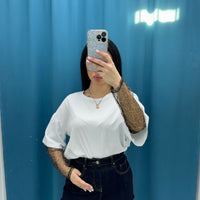 Gonna denim risvolto 1327