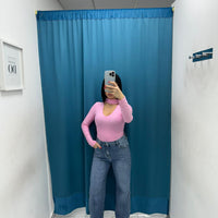 Jeans wide leg brillantini 3097