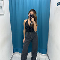 Jeans full length grigio 132