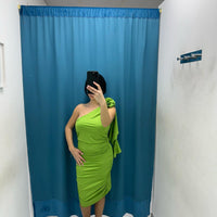 Vestito con fiore 10541