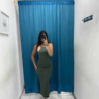 Vestito a giro a coste 5186