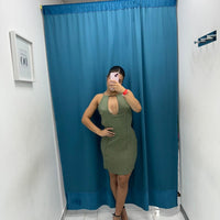 Vestito con scollo 6055