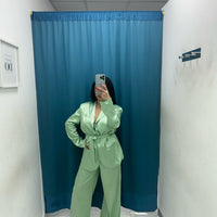 Tailleur satin 86025