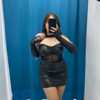 Vestito in ecopelle 6999