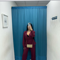 Tailleur con cintura 13158