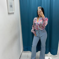 Camicia a fiori 81202