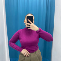 Maglia mezzo collo vari colori
