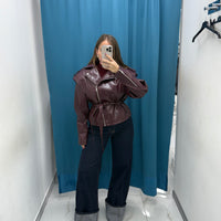 Denim Palazzo con Fondo Risvoltato-F31