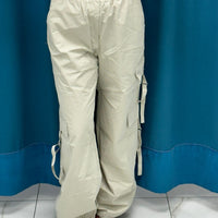 Pantalone cargo beige