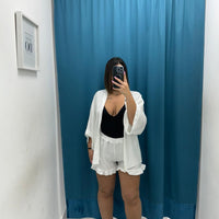 Shorts rouches satin 305555