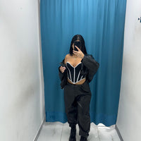 Giacca"Oversize Nero Notte"-2666