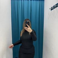 Vestito in lycra con scollo 12701
