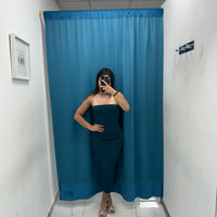 Vestito a fascia a coste 200433