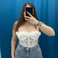 Top con rose 6003