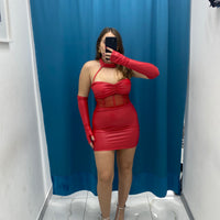 Vestito in ecopelle 6999