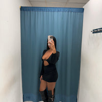 Vestitino Bella:Scollo Profondo e Maniche da Sogno 11162