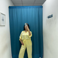 Pantalone palazzo satin 24205