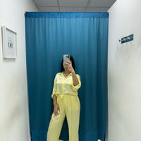 Pantalone palazzo satin 24205