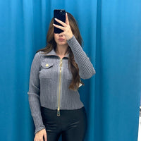 Maglia con zip 120
