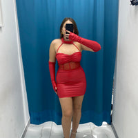 Vestito in ecopelle 6999