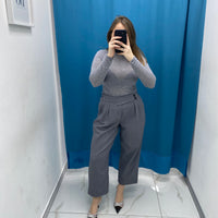 Pantalone slouchy 12545