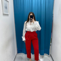 Pantalone slouchy 9104