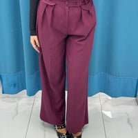 Pantalone a palazzo con bottoni 6152