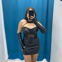 Vestito in ecopelle 6999
