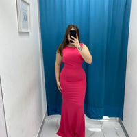 Vestito lungo con scollo 24439