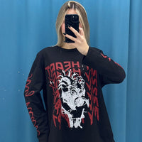 Maglia"Over Script Long Sleeve"-12363