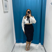 Gonna longuette brillantini 6586