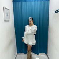 Vestito con balze 26501