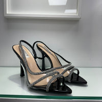Sandali shine black