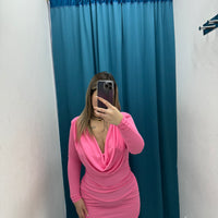 Vestito con drappeggio 12702