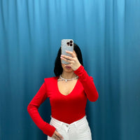 Body con scollo a V 5291