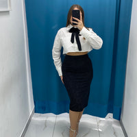 Gonna longuette brillantini 6586