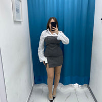 Vestito a righe