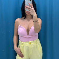 Top con scollo 2198