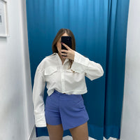 Gonna a righe celeste 36444