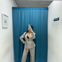 Tailleur con cintura 13158