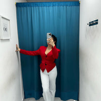Jeans bianco wide leg 33813