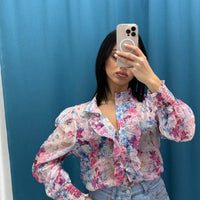 Camicia a fiori 81202