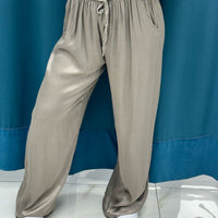 Pantalone palazzo satin 24205