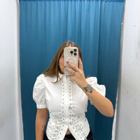 Camicia laced up 39412