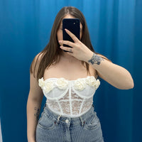 Top con rose 6003